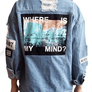 AERIE “Where is My Mind” Jean Jacket